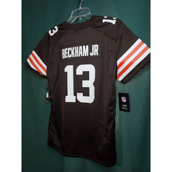 Nike NFL On Field Odell Beckham Jr 13 Cleveland Browns Jersey Women's XL 1946 - Picture 4 of 9